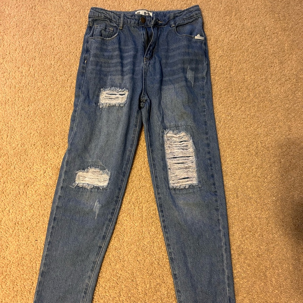 Cotton On Distressed Blue Kids Jeans